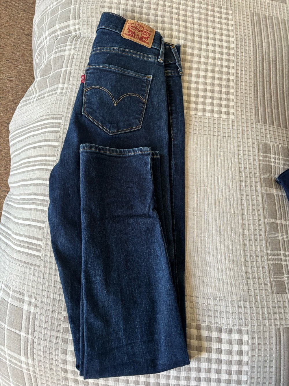 Levi's Men's Dark Indigo Slim Straight Jeans